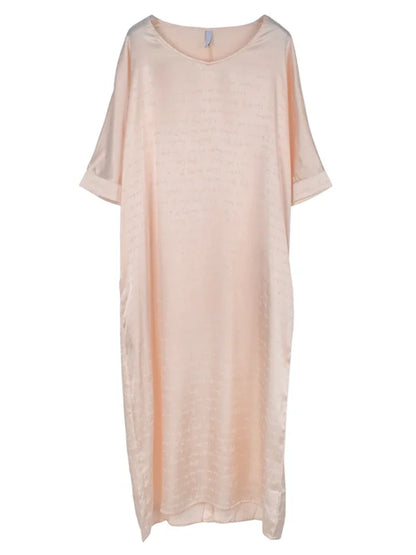 XITAO Simplicity Bandage Dress Fashion Casual Loose Lacing O-neck Collar Splicing Women Temperament Dress WMD6962