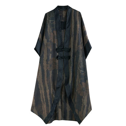 XITAO Vintage Single Breasted Asymmetrical Trench Short Sleeve Pocket Patchwork Loose Slim All Match Temperament Coat ZMY1148