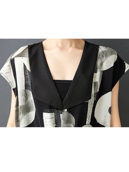 XITAO Print Letter Contrast Color Bandage Jumpsuits V-neck Short Sleeve Pocket Loose Slim Casual Summer Women Jumpsuits ZMY1351