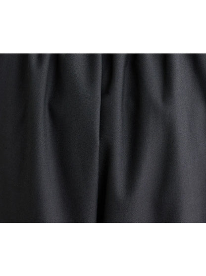 XITAO Asymmetric Wide Leg Lace-up Pant Casual Elastic Waist Fake Two Pieces New Arrival Mid Waist Spring Women Pant GYX1628