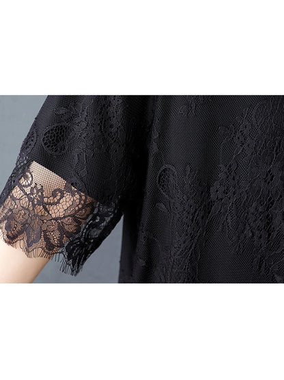 XITAO Mesh Patchwork O-neck Dress Temperament Elegant Irregular Women Summer Goddess Fan Short Sleeve Women Dress HQQ2477