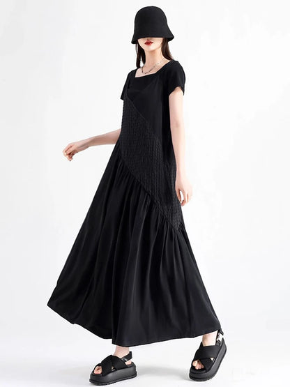 XITAO Irregular V-neck Loose Jumpsuits Casual Solid Color Patchwork Slim Women Simple Trend Match Sleeveless Jumpsuits HQQ2498
