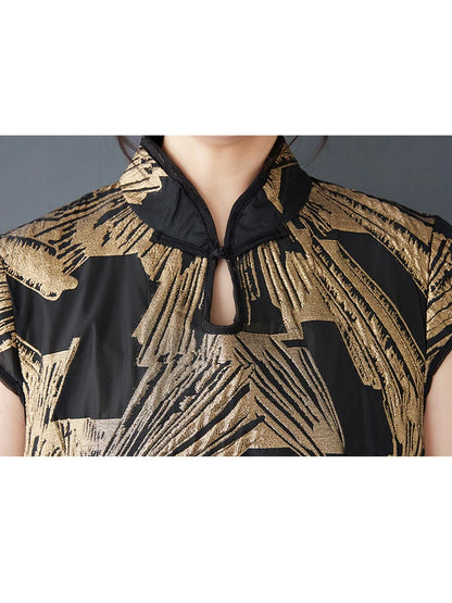 XITAO Loose Asymmetric Dress Fashion Contrast Color Patchwork Women Slimming Irregular Temperament Stand Collar Dress HQQ2438