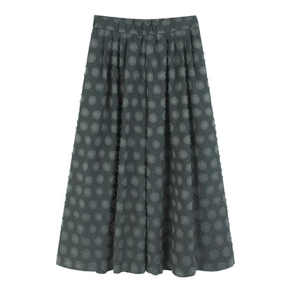 XITAO Polka Dot Casual Pants Elastic Waist Patchwork All-match Elegant Personality Fashion Trend Summer Woman Pants HQQ2509